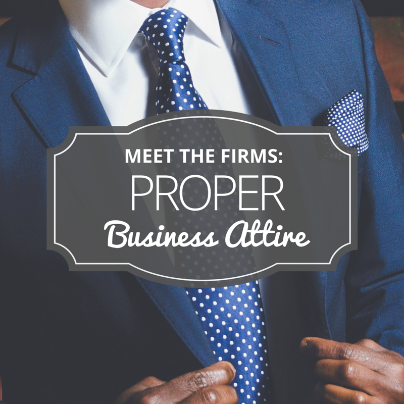 Meet the Firms: Proper Business Attire - UWorld Roger CPA Review