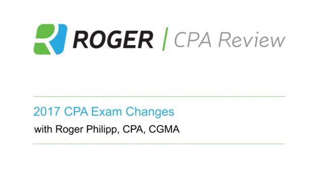 2017 CPA Exam Changes