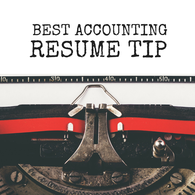 best-accounting-resume-tip