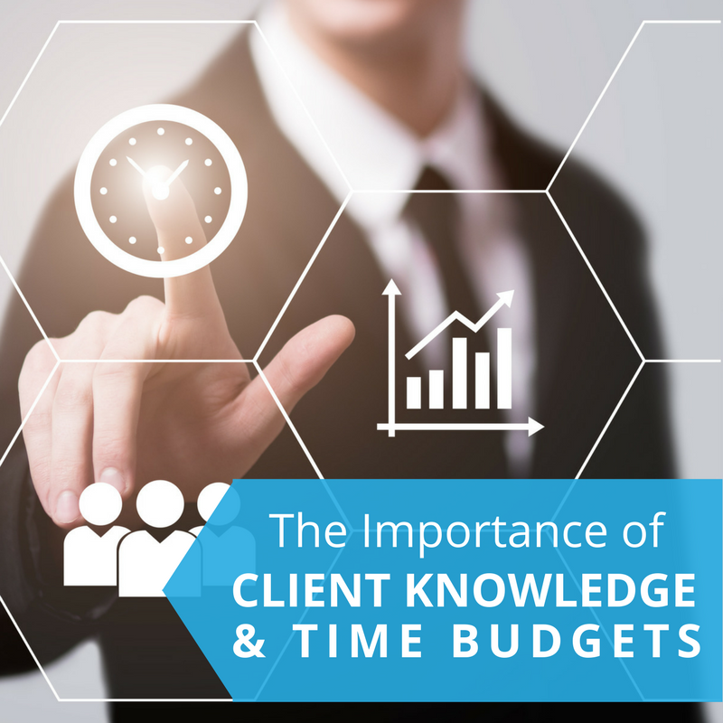 Client Knowledge & Time Budgets