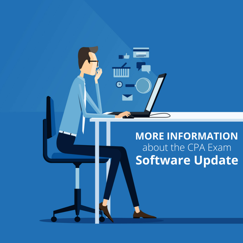 More information about cpa exam software update