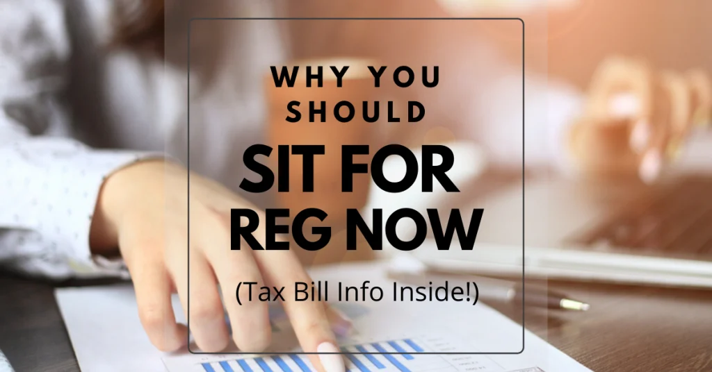 Why You Should Sit for REG Now
