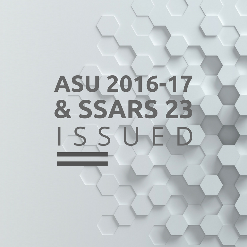 asu-2016-17-and-ssars-23-issued