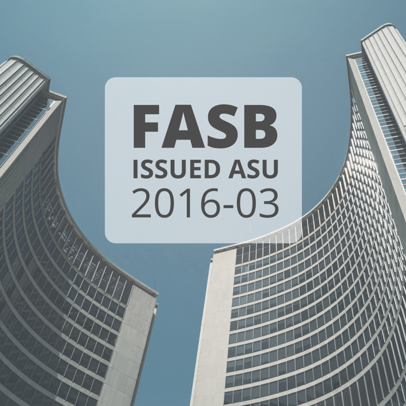 FASB Issued ASU 201603 UWorld Roger CPA Review