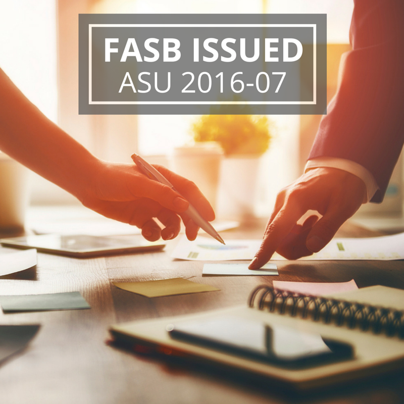 fasb-issued-asu-2016-07