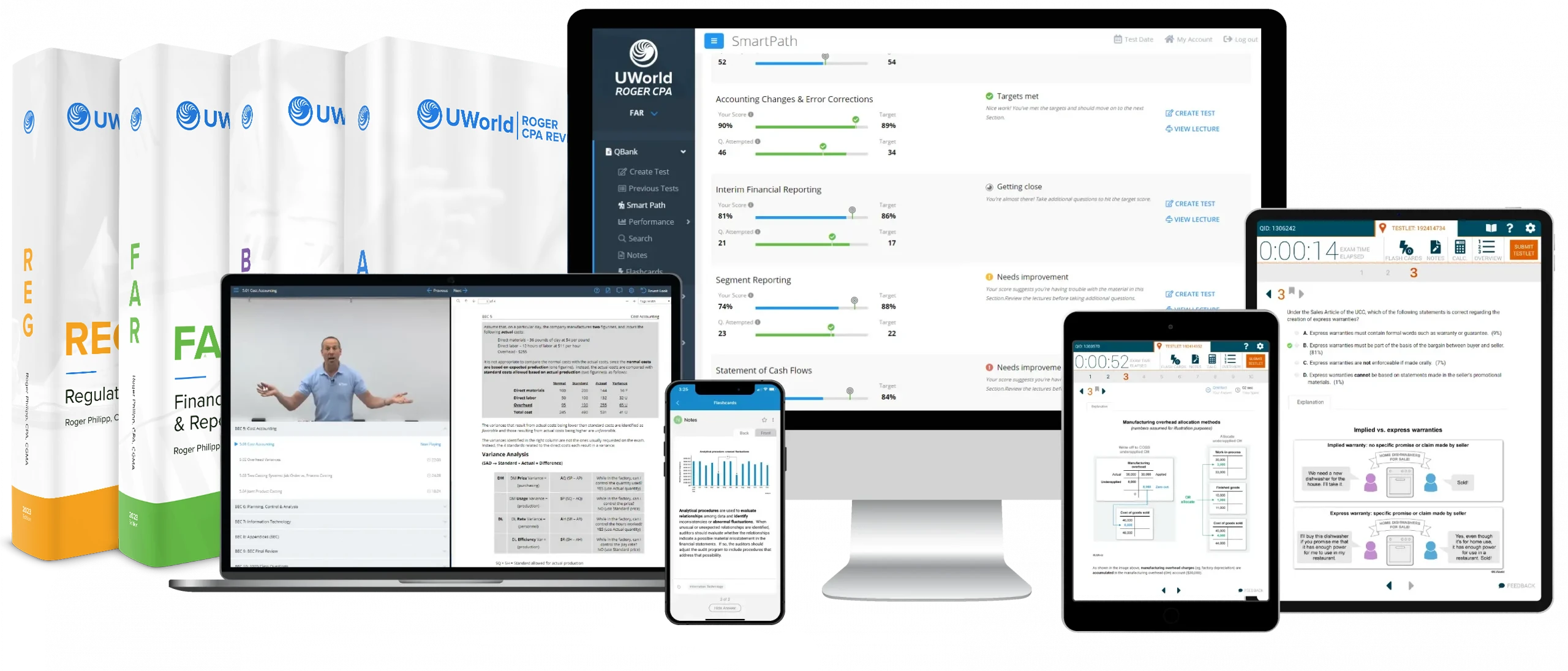CPA Study Material - UWorld Roger CPA Product Tour