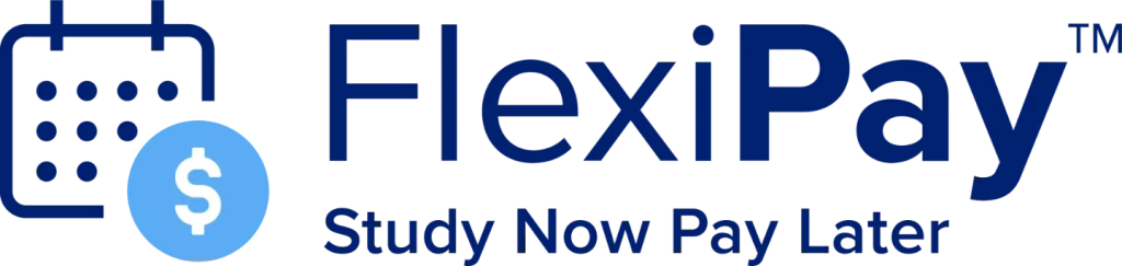 UWorld FlexiPay logo. FlexiPay lets you break down your payment into manageable installments, allowing you to start studying faster.