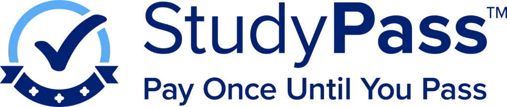 StudyPass logo referencing when you purchase any UWorld prep product, your access continues until you achieve success.