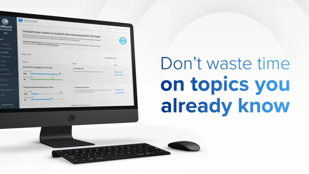 UWorld CPA SmartPath Predictive Technology for learning enhancement
