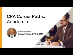 CPA Career Paths Academia