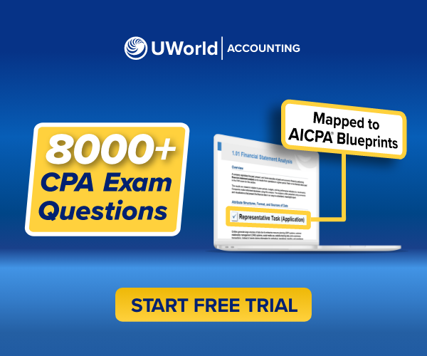 CPA Review Mapped to the CPA Exam Blueprints - Start Free Trial