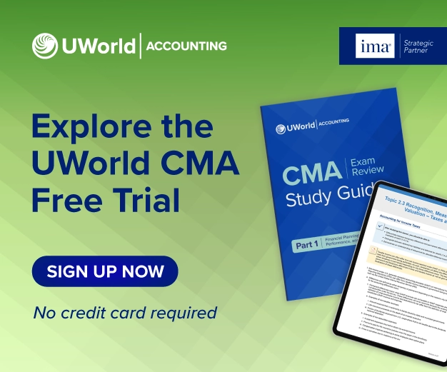 Click here to start your UWorld CMA Review free trial.