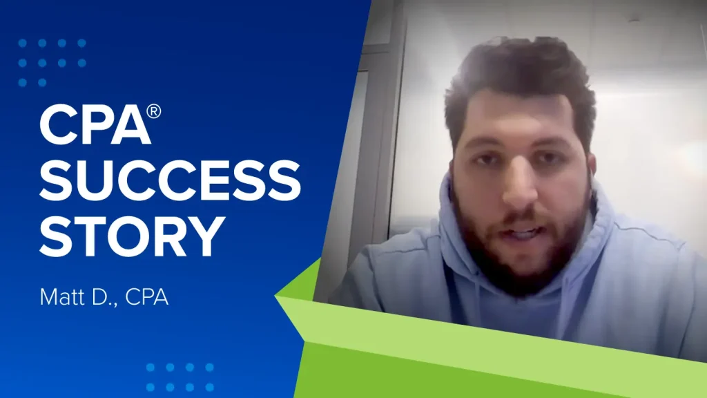 After 13 Failures With Another Course, Matt Found UWorld and Finally Passed the CPA Exam