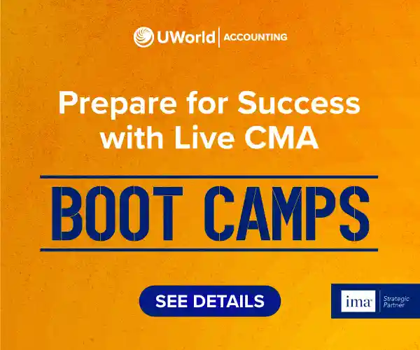 Click here to learn more about UWorld’s exclusive Live CMA Boot Camp feature.