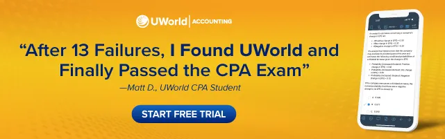 “After 13 Failures, I Found UWorld and Finally Passed the CPA Exam” - Matt D., UWorld CPA Student