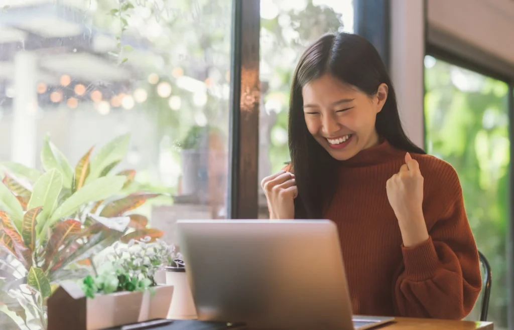 Candidate checking CPA Exam scores on score release date