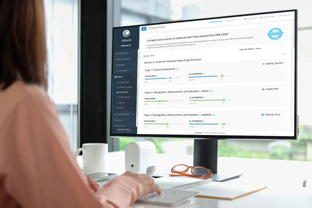 UWorld CMA SmartPath Predictive Technology for learning enhancement