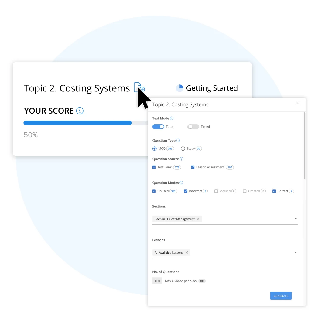 maximizes study time with right filtering options