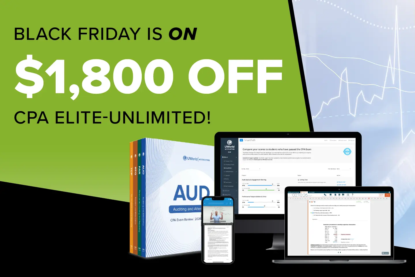 Black Friday Is On: $1800 OFF CPA Elite-Unlimited for a limited time.