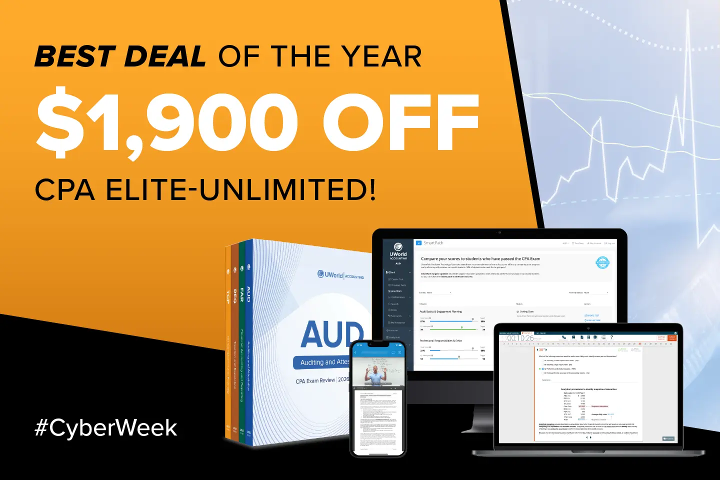 Black Friday Is On: $1900 OFF CPA Elite-Unlimited for a limited time.